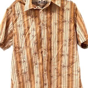 Robert Graham R & G Floral
Embroidered Shirt 100% Cotton Imported India🇮🇴 Sz M